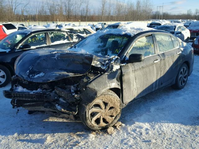 1HGCR2F72HA123549 - 2017 HONDA ACCORD EX BLACK photo 2