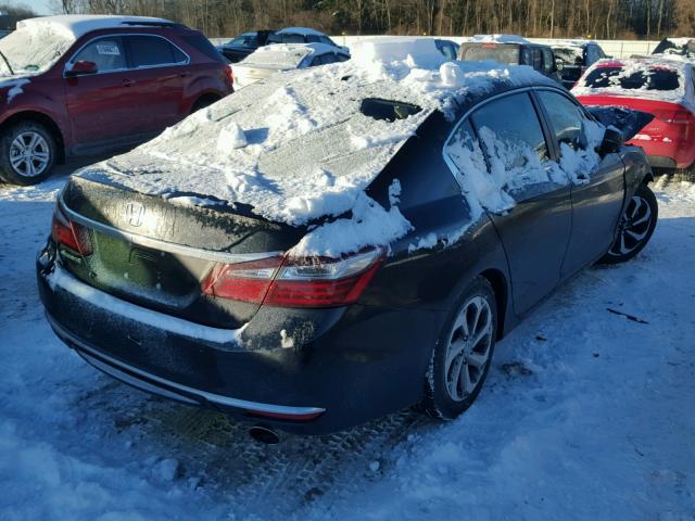 1HGCR2F72HA123549 - 2017 HONDA ACCORD EX BLACK photo 4