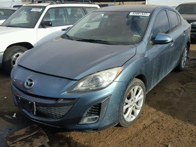 JM1BL1S53A1228150 - 2010 MAZDA 3 S BLUE photo 2