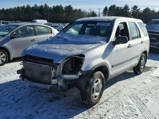 SHSRD68484U200985 - 2004 HONDA CR-V LX SILVER photo 2