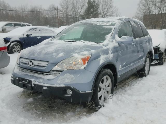 5J6RE48789L060020 - 2009 HONDA CR-V EXL BLUE photo 2