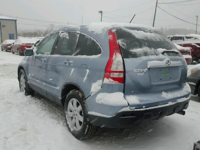 5J6RE48789L060020 - 2009 HONDA CR-V EXL BLUE photo 3