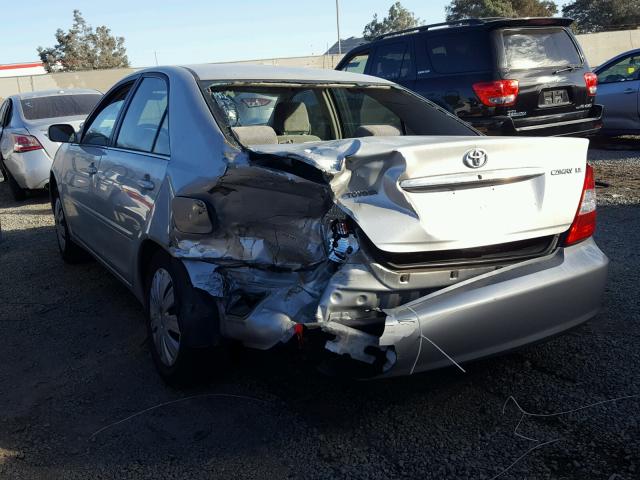 4T1BE32K93U699552 - 2003 TOYOTA CAMRY LE SILVER photo 3