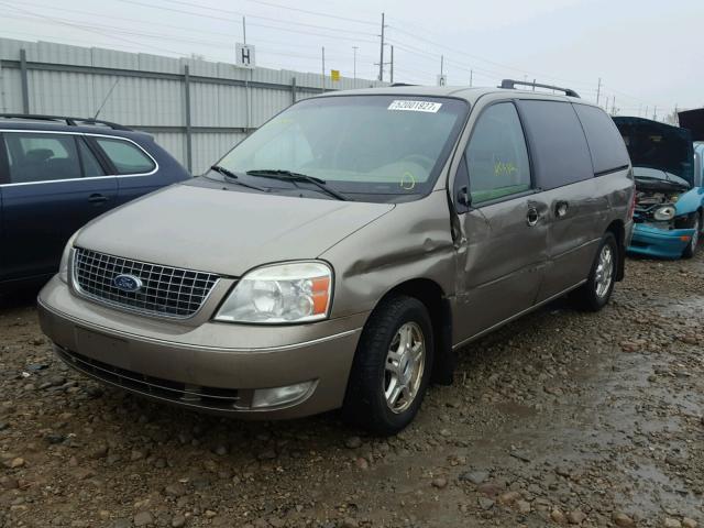 2FMZA52286BA27773 - 2006 FORD FREESTAR S TAN photo 2