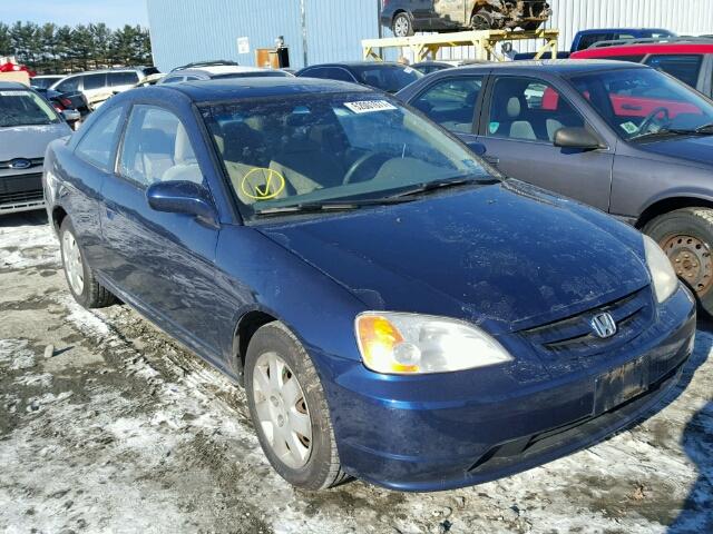 1HGEM22992L088745 - 2002 HONDA CIVIC EX BLUE photo 1