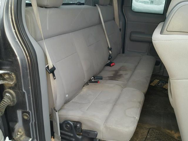 1FTRX14W55FA03214 - 2005 FORD F150 Gris foto 6