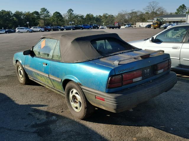 1G1JC34T4P7241295 - 1993 CHEVROLET CAVALIER R TURQUOISE photo 3