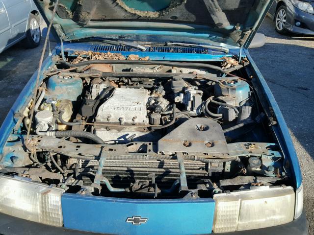 1G1JC34T4P7241295 - 1993 CHEVROLET CAVALIER R TURQUOISE photo 7