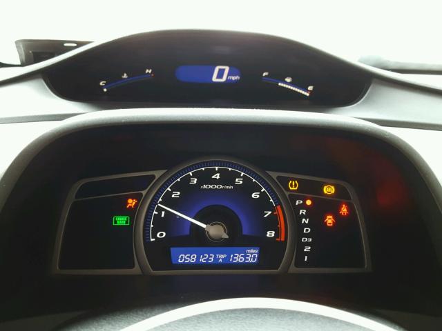 1HGFA16518L038347 - 2008 HONDA CIVIC LX BLUE photo 8