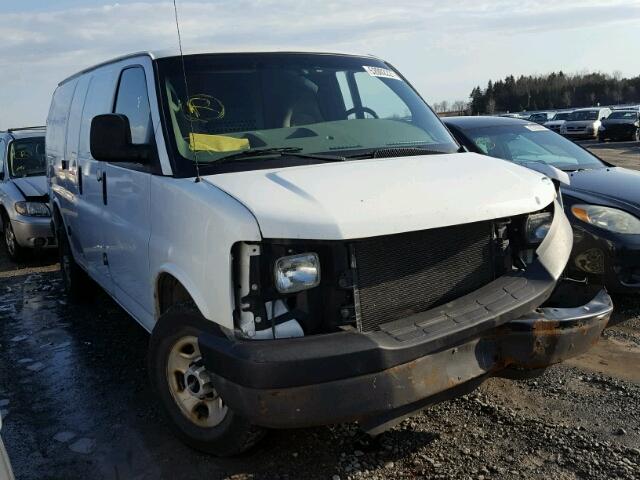 1GTGG25C281226166 - 2008 GMC SAVANA G25 WHITE photo 1