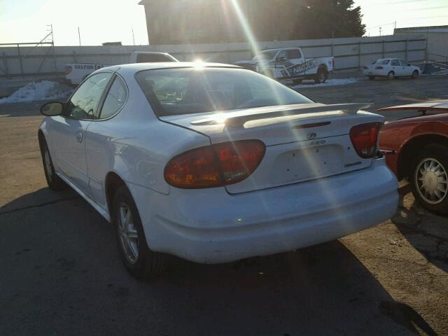 1G3NL12F93C147991 - 2003 OLDSMOBILE ALERO GL WHITE photo 3