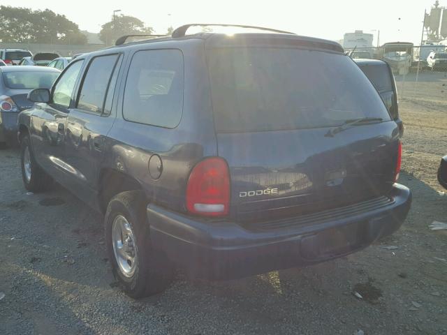 1B4HR28Y8XF599698 - 1999 DODGE DURANGO BLUE photo 3