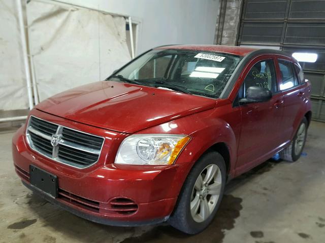 1B3CB4HA0AD529617 - 2010 DODGE CALIBER SX RED photo 2