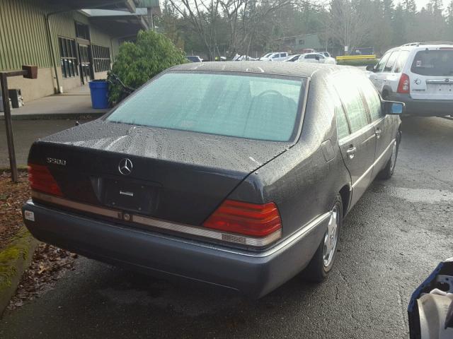 WDBGA51E0NA064607 - 1992 MERCEDES-BENZ 500 SEL GRAY photo 4