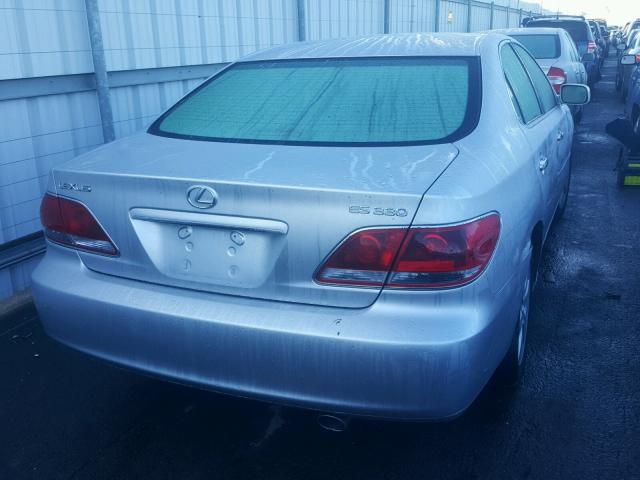 JTHBA30G565153391 - 2006 LEXUS ES 330 SILVER photo 4