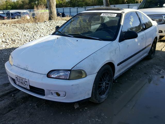 2HGEJ1120SH517727 - 1995 HONDA CIVIC EX WHITE photo 2