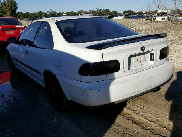 2HGEJ1120SH517727 - 1995 HONDA CIVIC EX WHITE photo 3