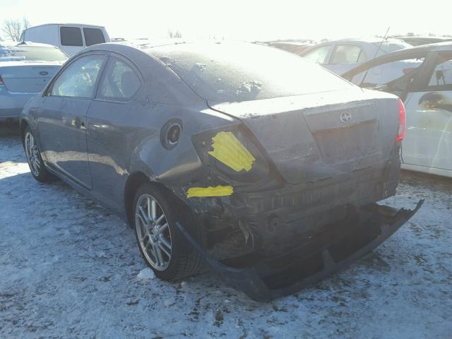 JTKDE177770175621 - 2007 TOYOTA SCION TC 灰色 照片 3