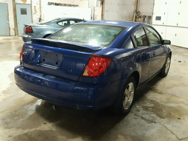 1G8AN15F16Z166101 - 2006 SATURN ION LEVEL BLUE photo 4