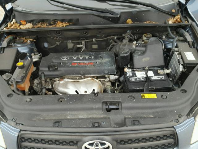 JTMZD33V976043053 - 2007 TOYOTA RAV4 BLUE photo 7