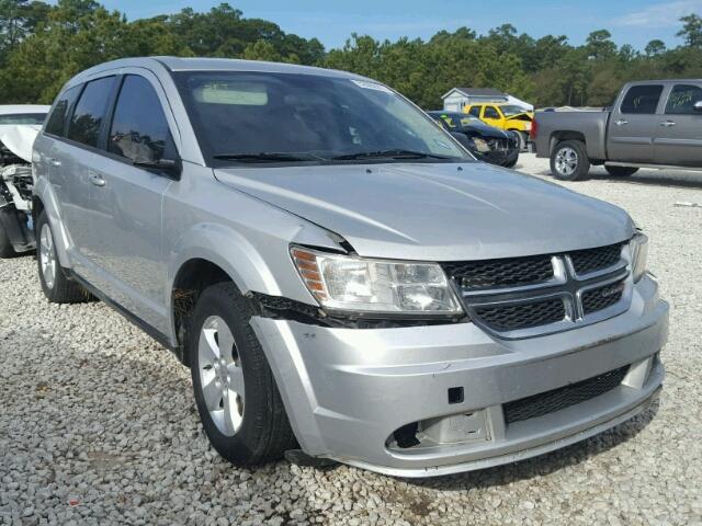 3C4PDCAB6DT555631 - 2013 DODGE JOURNEY SE SILVER photo 1