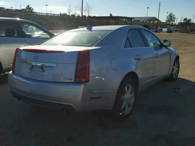 1G6DF577190122785 - 2009 CADILLAC CTS SILVER photo 4