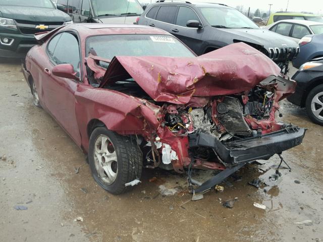 KMHJG35F9YU181775 - 2000 HYUNDAI TIBURON BURGUNDY photo 1