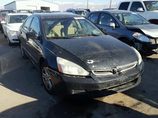 1HGCM56316A125528 - 2006 HONDA ACCORD SE BLACK photo 1