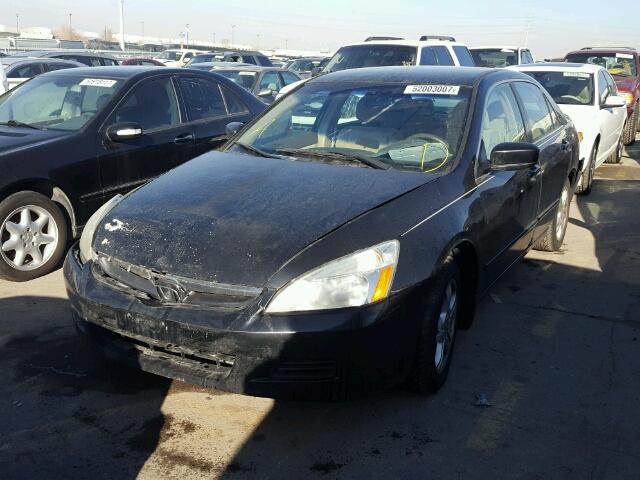 1HGCM56316A125528 - 2006 HONDA ACCORD SE BLACK photo 2