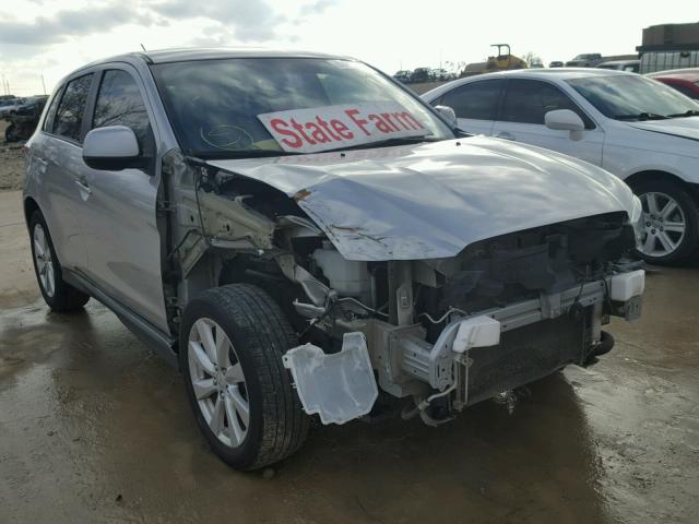 4A4AP3AU7DE011372 - 2013 MITSUBISHI OUTLANDER SILVER photo 1