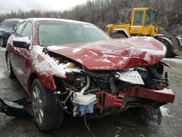 3LNHM28T88R613945 - 2008 LINCOLN MKZ RED photo 1