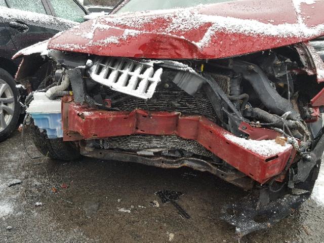 3LNHM28T88R613945 - 2008 LINCOLN MKZ RED photo 7