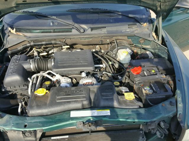 1D4HR38N73F576327 - 2003 DODGE DURANGO SP GREEN photo 7