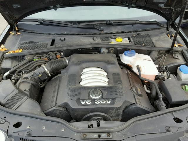 WVWTU63B55E073618 - 2005 VOLKSWAGEN PASSAT GLX BLACK photo 7