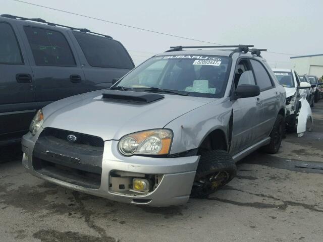 JF1GG29685G809988 - 2005 SUBARU IMPREZA WR GRAY photo 2