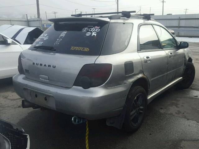 JF1GG29685G809988 - 2005 SUBARU IMPREZA WR GRAY photo 4