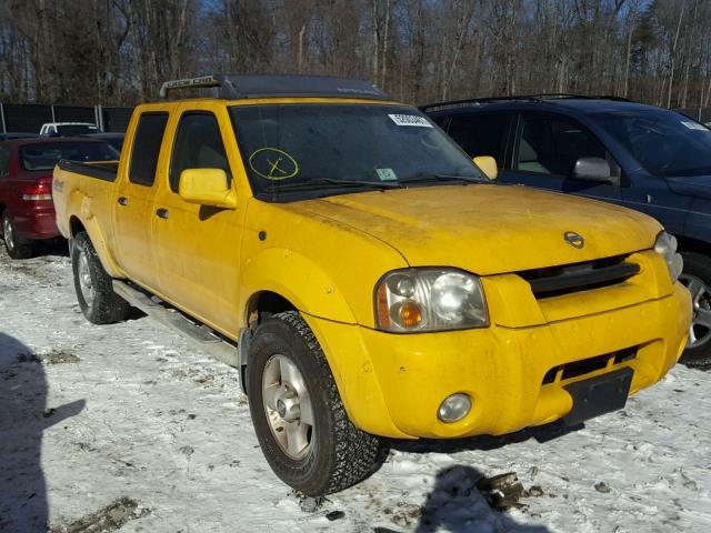 1N6ED29YX2C350846 - 2002 NISSAN FRONTIER C YELLOW photo 1