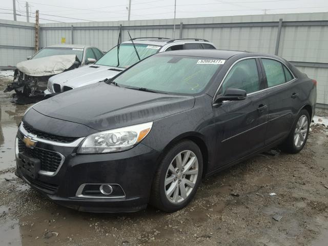 1G11E5SL2EF232042 - 2014 CHEVROLET MALIBU 2LT BLACK photo 2