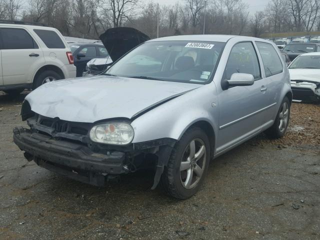 9BWDE61J054003967 - 2005 VOLKSWAGEN GTI SILVER photo 2