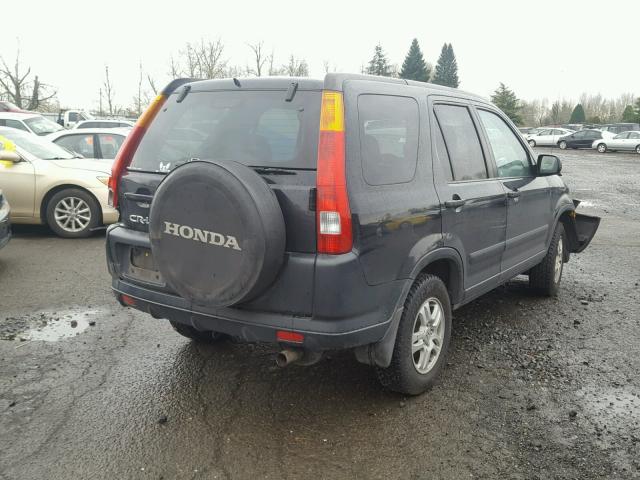 JHLRD78863C039597 - 2003 HONDA CR-V EX BLACK photo 4