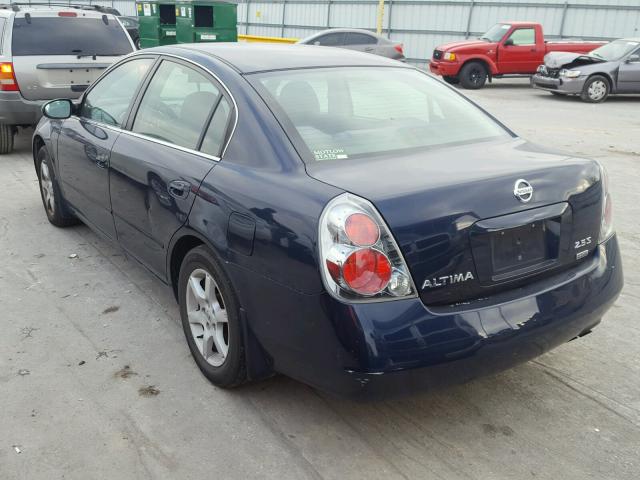 1N4AL11D76C261318 - 2006 NISSAN ALTIMA S BLUE photo 3