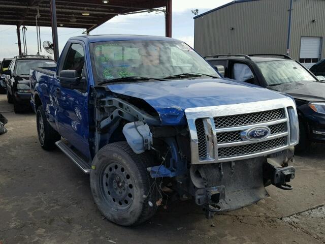 1FTRF14W49KC35707 - 2009 FORD F150 BLUE photo 1