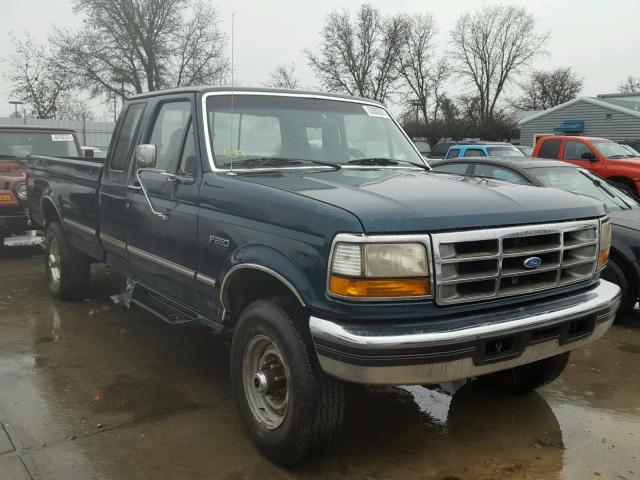 1FTHX26G6VEB55189 - 1997 FORD F250 GREEN photo 1