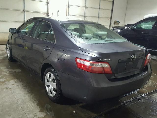 4T4BE46K29R050500 - 2009 TOYOTA CAMRY BASE GRAY photo 3