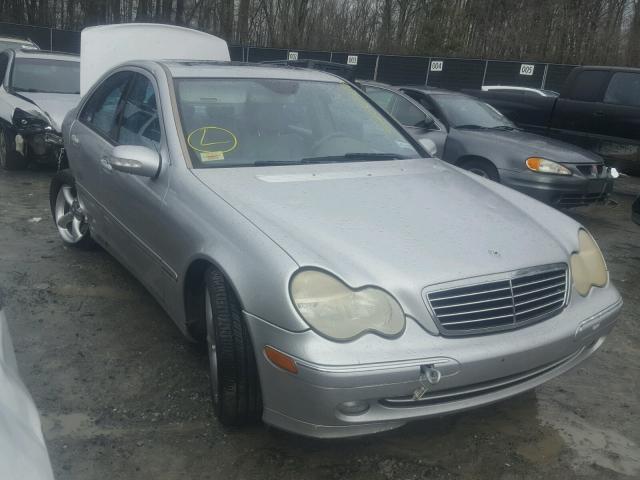 WDBRF40J14F446679 - 2004 MERCEDES-BENZ C 230K SPO SILVER photo 1