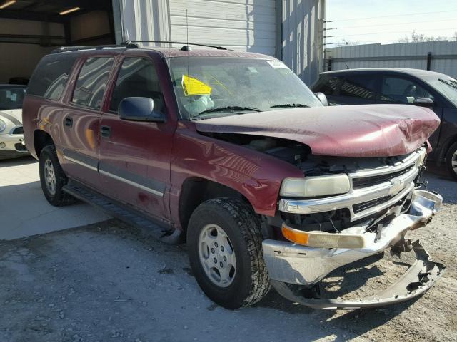 3GNEC16Z14G316413 - 2004 CHEVROLET SUBURBAN C MAROON photo 1