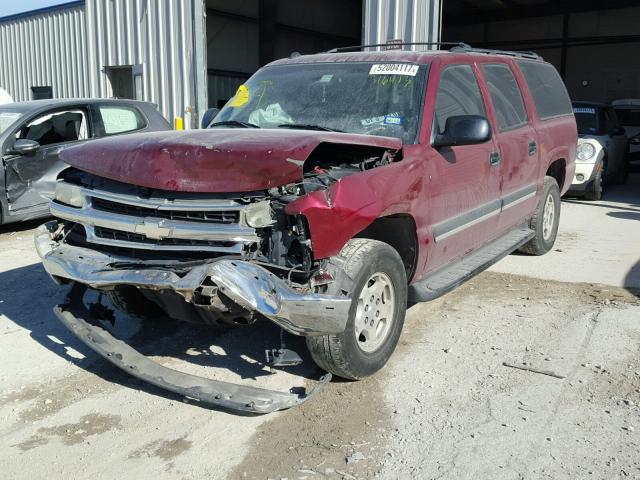 3GNEC16Z14G316413 - 2004 CHEVROLET SUBURBAN C MAROON photo 2