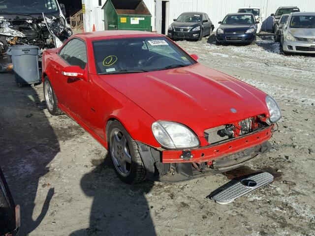 WDBKK49F61F174136 - 2001 MERCEDES-BENZ SLK 230 KO RED photo 1