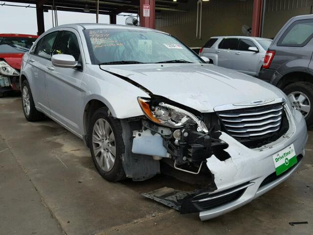 1C3CCBAB4CN204554 - 2012 CHRYSLER 200 LX SILVER photo 1