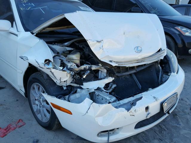 JTHBA30G245044240 - 2004 LEXUS ES 330 WHITE photo 9